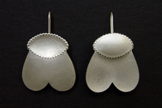 'Heartwear' Earrings silver 2006