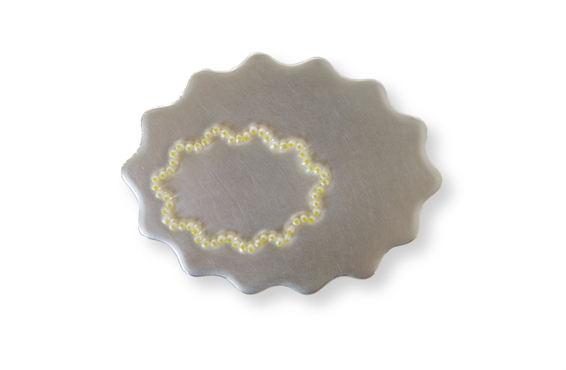 Brosche 3b 58mm x 76mm S��sswasserperlen